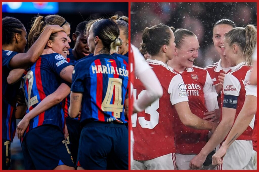 FC Barcelona y Arsenal dejan fuera a Roma y Bayern de la UCL Femenil