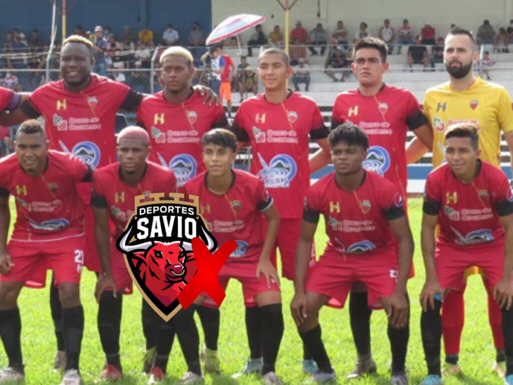 Deporte Savio un gran equipo de fútbol ha descendido a la Liga Mayor de Honduras