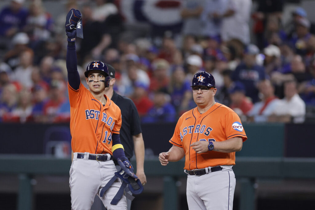 Astros encuentra la brújula y aplasta a Rangers. Dubón impecable
