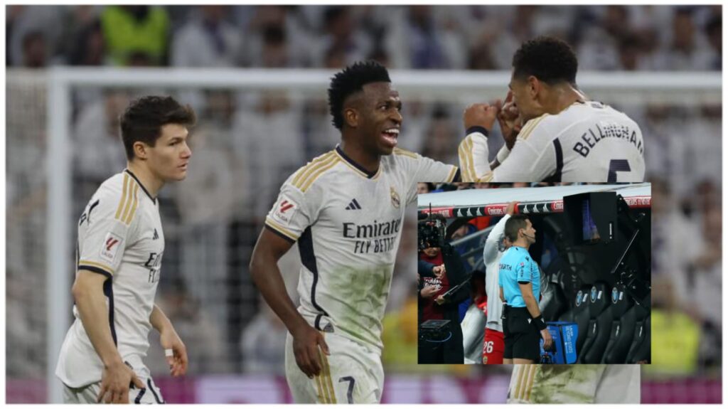 Real Madrid le reVORnta al Almería con Vini Jr. de héroe