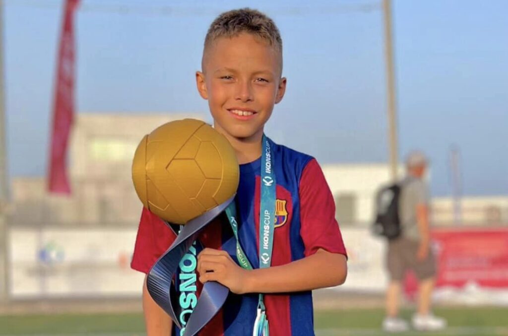 Alessandro Mejía con el FC Barcelona | Honduras.com 